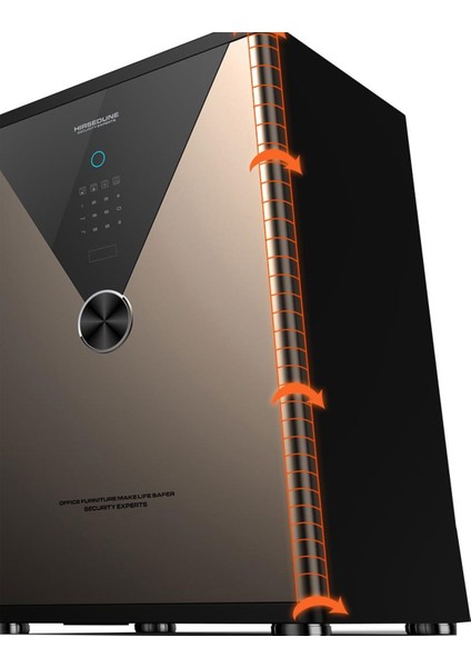Vulcan Serisi Dz-60 Çelik Kasa Dokunmatik Şifre + Parmak Izi + Wifi Akıllı Kontrol