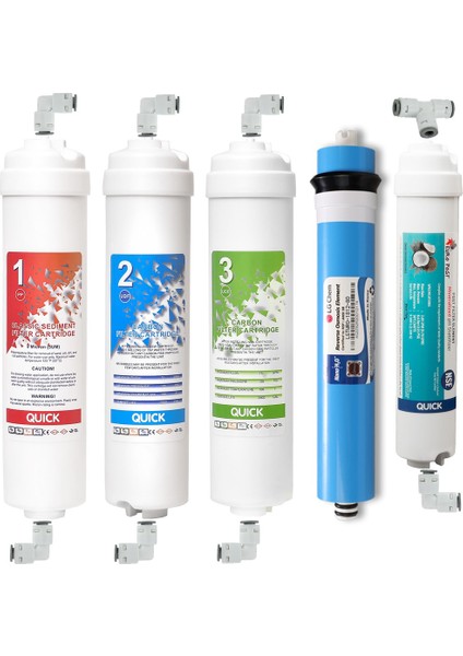 Gökay Su Arıtma Lg Kapalı Kasa Su Arıtma Cihazı Filtre Seti 5 Aşamalı Lg