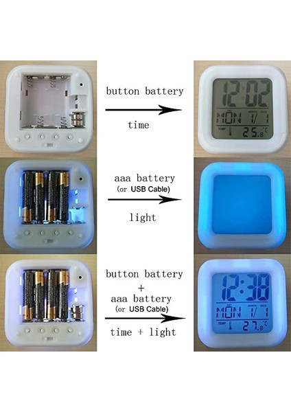 Mini Dijital Çalar Saat JINGYI1010 (Yurt Dışından) modelleri