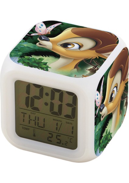 Mini Dijital Çalar Saat JINGYI2508 (Yurt Dışından)