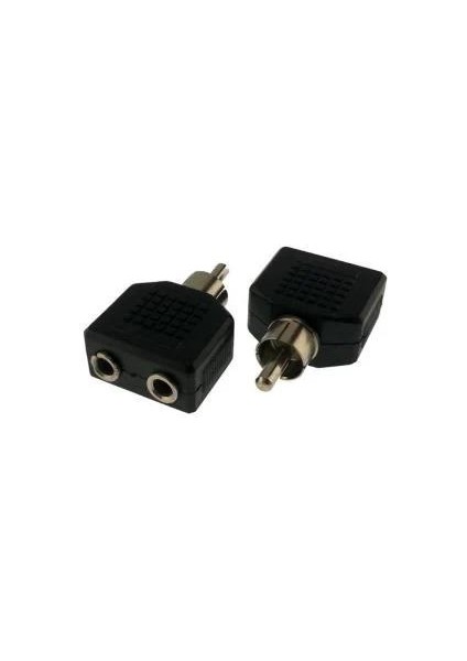 2x 3.5 mm Stereo Rca Çevirici 2 Aux Rca Çevirici 3.5 mm 2 Stere 1 Rca Çevirici Rca Erkek 2x Aux Jack fiyatları