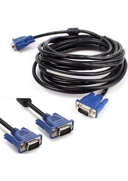 30 Metre VGA Kablo 15 Pin Erkek Erkek 30 Metre Kablo fiyatları
