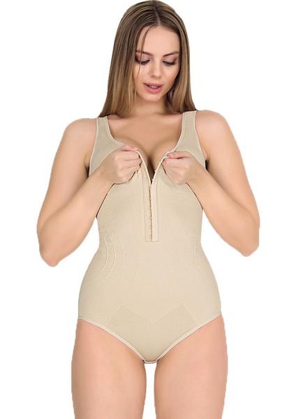 Agraflı Kalın Askılı Çıtçıtlı Badi Korse