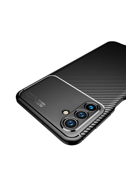 Samsung Galaxy A04S Kılıf Karbon Tasarım Darbe Emici Silikon Koruma Voyo