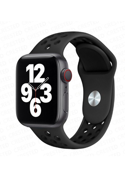 Apple Watch 3 4 5 6 7 8 38MM 40MM 41MM Delikli Silikon Kordon Voyoniket