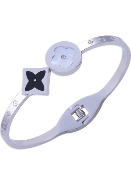 Çelik Yonca Kadın Bileklik Cb 5004 NS-04070