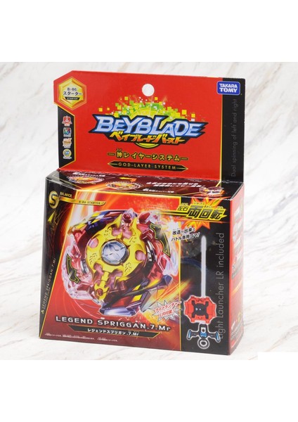 Takara Tomy Beyblade Burst Legend Spriggan 7 Merge Spryzen B-86 B86 B 86 Fırlatıcılı Tam Set