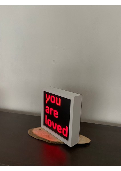 You Are Loved - Işıklı Dekor modelleri