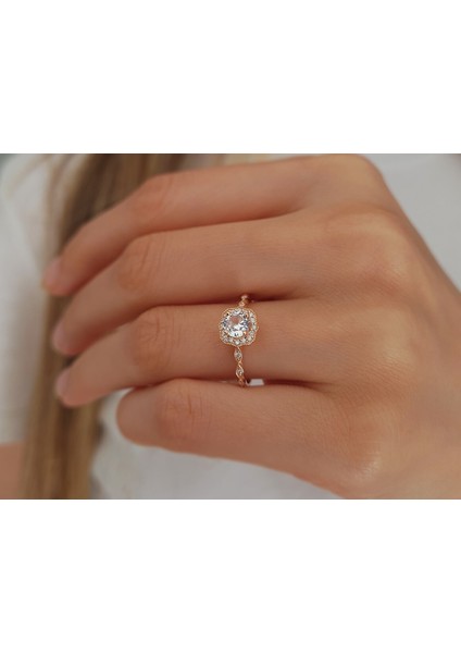 Pırlanta ve Beyaz Safir Taşlı Romagna Yüzük 0447R0044 fırsatları