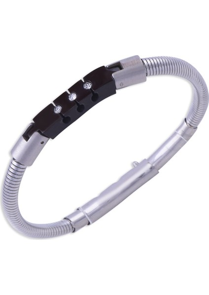 Erkek Çelik Kelepçeli Bileklik Cb 5004 NS-06221
