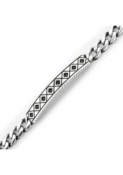 Erkek Bileklik 6x3 mm X18 cm