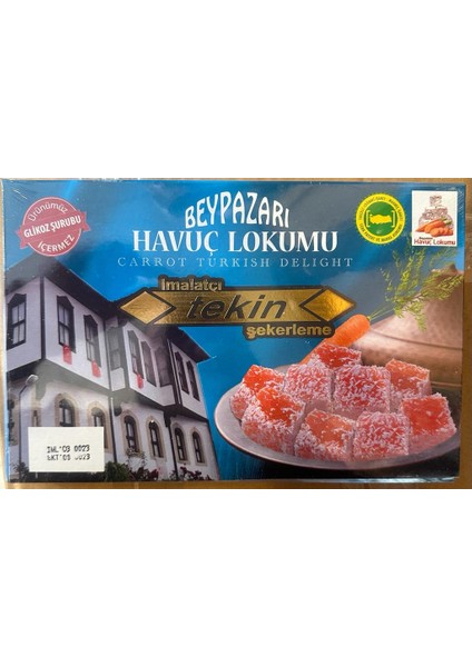 Tekin Şekerleme Beypazarı Havuç Lokumu 500 gr