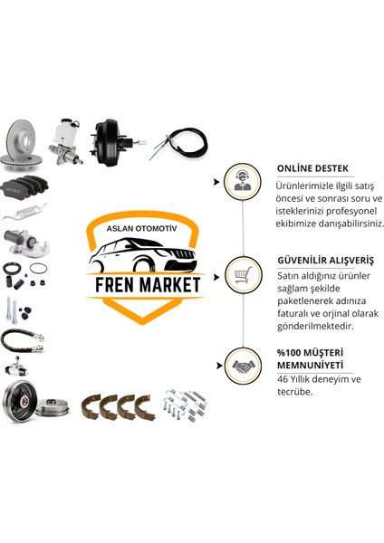 Renault Master II Kaliper Tamir Takımı Arka 1998-2010