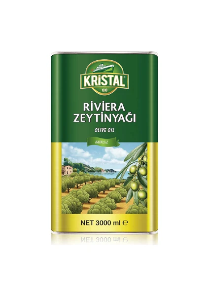 Riviera Zeytinyağı Teneke Kutu 3 Litre