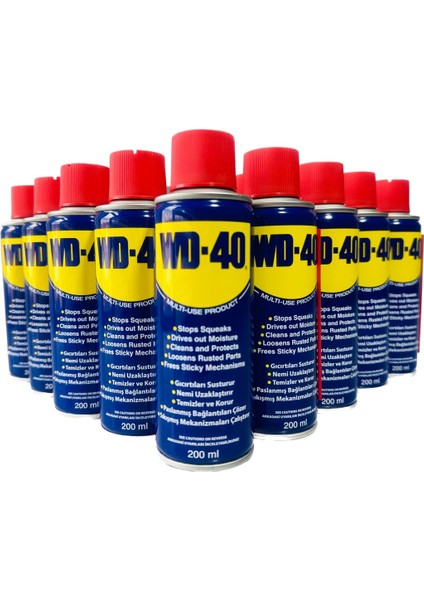 24'lü Wd-40 400 ml Koruyucu Yağlayıcı ve Pas Sökücü Sprey