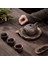 Japon Yaldız Demir Sır Tütsü Kolu Pot Seramik Kung Fu Demlik Tek Çaydanlık El Ewer Pu'er Çay Yapımı Cihazı Çay Kettle | Çaydanlıklar (Yurt Dışından) 3