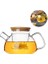 Çaydanlık Isıya Dayanıklı Cam Çaydanlık Bambu Kapak Filtre Astar Su Isıtıcısı Şık Çiçek Yeşil Çay Cam Çaydanlık Drinkware | Çaydanlıklar (Yurt Dışından) 1