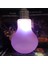 Lıghtbulb Pink Glass Decoratıon LED Light Vıp Kalite Dekor Pembe Ampul LED Lamba Renkli LED Işıklı 3