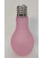 Lıghtbulb Pink Glass Decoratıon LED Light Vıp Kalite Dekor Pembe Ampul LED Lamba Renkli LED Işıklı 4