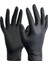 Tek Kullanımlık Lateks Siyah Pudrasız Nitril Muayne Eldiveni Large - 100'LÜ 20 Paket 4