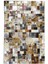 Çok Renkli Patchwork Doğal Dana Derisi Halı 80 x 150 cm 1