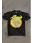 Poison Oversize Vintage Yıkamalı Siyah Grup T-Shirt 1
