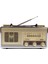 Bluetooth Hoparlör Şarjlı Nostaljik Radyo Fm Radyo El Fenerli Aux/usb/sd/mp3 1