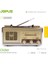 Bluetooth Hoparlör Şarjlı Nostaljik Radyo Fm Radyo El Fenerli Aux/usb/sd/mp3 3