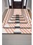 Çıkış Yolu Turuncu Renkli Halı Geometrik Oturma Odası Halısı Modern Salon Halı 5