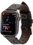 Apple Watch Uyumlu Deri Kordon 42-44-45MM Rst1 Siyah 1