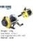 Balık Kral Kış Buz Sinek Olta 50/75 cm 2 Bölümler Balıkçılık Tekerlek Reel I ile Olta Takımı (Yeşil) (Yurt Dışından) 2