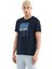 Louis Lacivert Standart Kalıp Erkek T-Shirt - 88202 1
