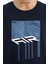 Louis Lacivert Standart Kalıp Erkek T-Shirt - 88202 4