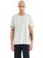 Gri Melanj Erkek Basic Kısa Kol Standart Kalıp O Yaka T-shirt - 87911 1