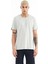 Gri Melanj Erkek Basic Kısa Kol Standart Kalıp O Yaka T-shirt - 87911 5