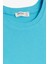 Kız Çocuk Tişört Yanları Büzgülü 8-14 Yaş, Açık Mavi 3