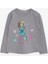 Kız Çocuk Uzun Kollu Tişört Havalı Kız Baskılı 1.5-5 Yaş, Gri Melanj 1