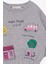 Kız Çocuk Sweatshirt Okul Temalı 1-4 Yaş, Gri Melanj 3