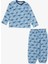 Girls & Boys Erkek Bebek Pijama Takımı Uçak Desenli 9 Ay-3 Yaş, Mavi 1