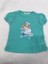 T-Shirt Kedili Kız Yeşil 1