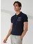 Fred Mello Mavi Erkek Polo T-Shirt FM23S26QUBLUE 2