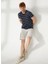 Normal Bel Slim Fit Taş Erkek Bermuda Şort Fmellısstone 1