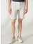 Normal Bel Slim Fit Taş Erkek Bermuda Şort Fmellısstone 3