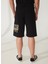 Siyah Erkek Sweat Şort 74OBDI07CF400899 4