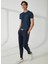 Normal Bel Slim Fit Mavi Erkek Eşofman Altı FM23S07PFBLUE 1