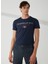 Bisiklet Yaka Mavi Erkek T-Shirt FM23S23TGBLUE 2