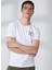 Bisiklet Yaka Beyaz Erkek T-Shirt FM23S21TGWHITE 1