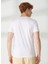 Bisiklet Yaka Beyaz Erkek T-Shirt FM23S39TGWHITE 5