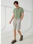 Normal Bel Slim Fit Mavi Erkek Bermuda Şort FM23S37ETBLUE 1