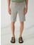 Normal Bel Slim Fit Mavi Erkek Bermuda Şort FM23S37ETBLUE 3